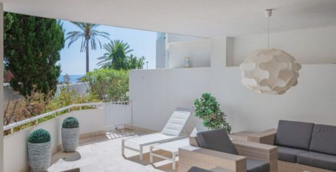 Apartamento en primera línea de playa en Marbella