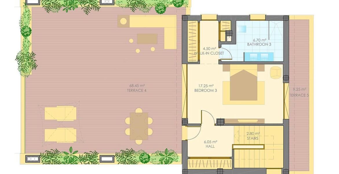 Apartamento dúplex en alquiler en Milla de Oro