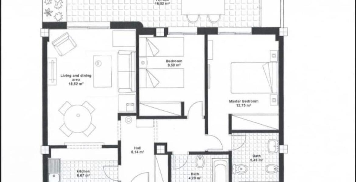 Apartamento de lujo de 2 dormitorios en Marina Banús Marbell