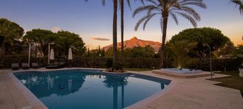 Villa de lujo en Nueva Andalucía con piscina climatizada