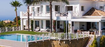 Villa en Marbella con impresionantes vistas al mar