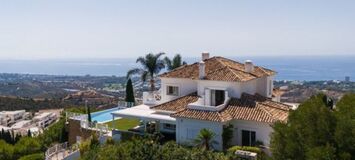 Villa en Marbella con impresionantes vistas al mar