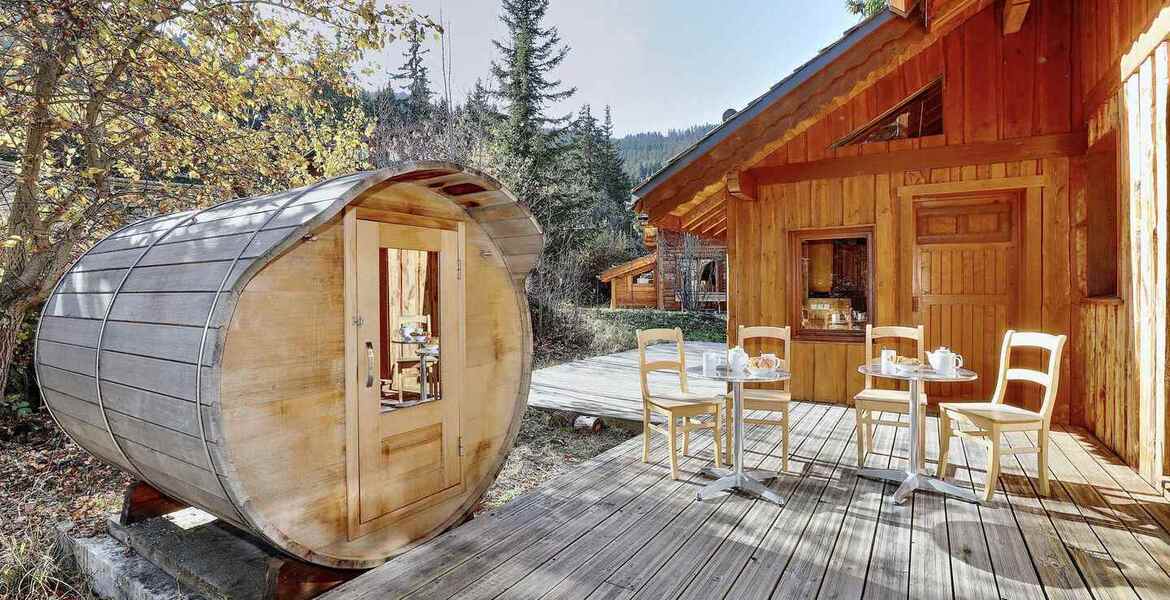 Chalet con acceso directo a pistas en Courchevel La Tania
