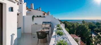 Ático dúplex en alquiler en la Milla de Oro de Marbella