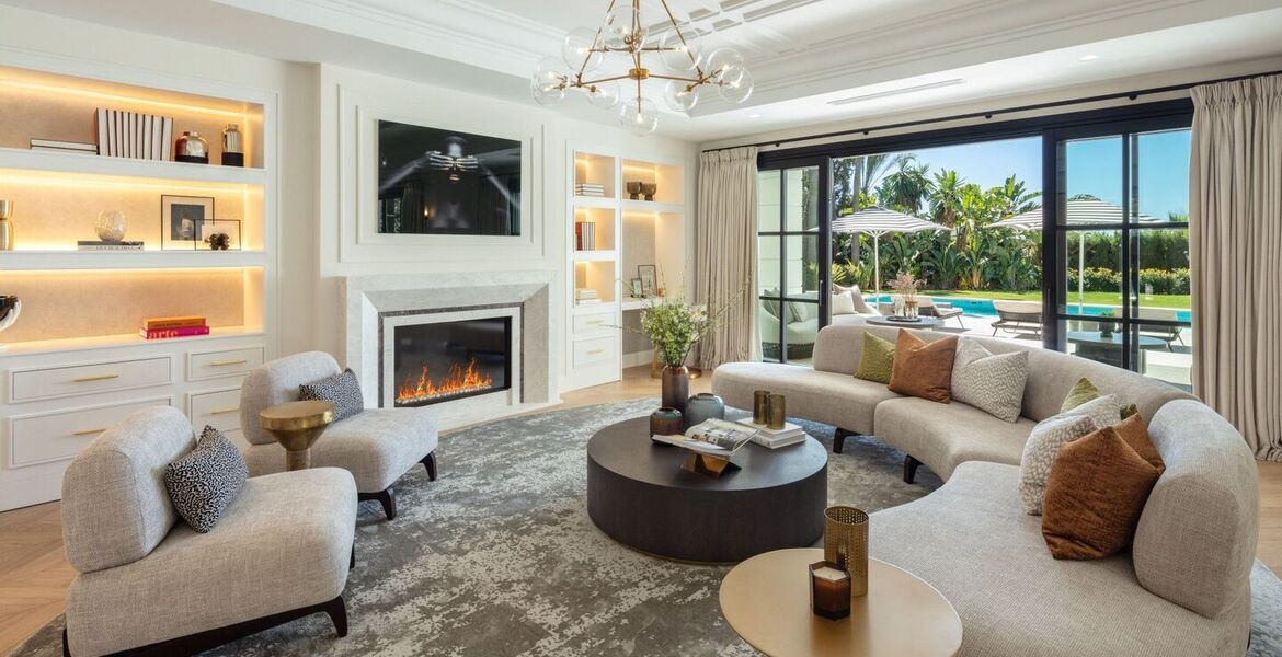 Villa de lujo en alquiler en la Milla de Oro de Marbella