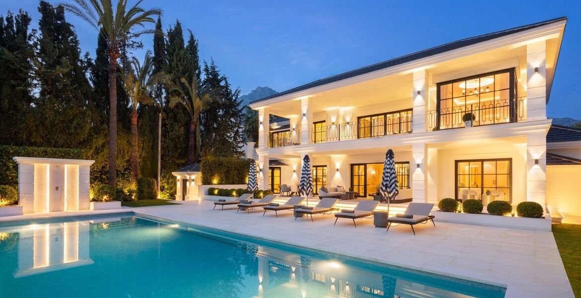 Villa de lujo en alquiler en la Milla de Oro de Marbella