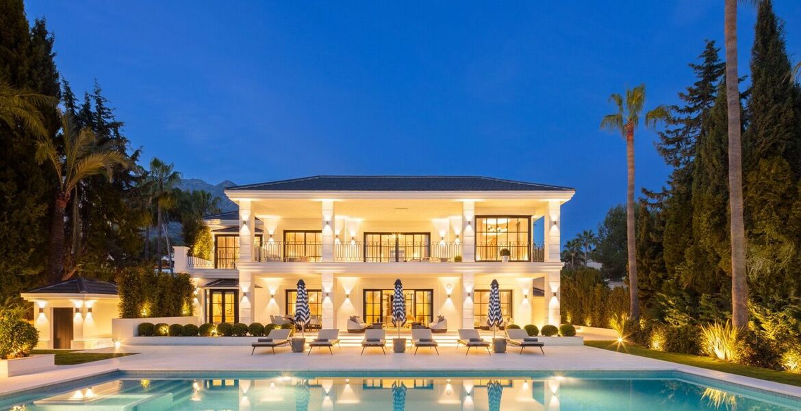 Villa de lujo en alquiler en la Milla de Oro de Marbella
