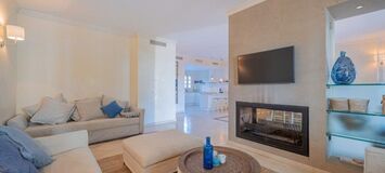 Apartamento bajo de dos dormitorios en alquiler en Marbella
