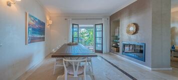 Apartamento bajo de dos dormitorios en alquiler en Marbella