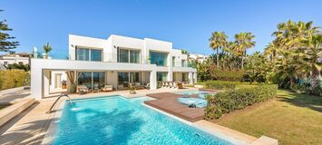 Villa en primera línea de playa en alquiler en la Milla de O
