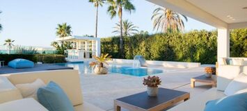 Villa en primera línea de playa en alquiler en la Milla de O