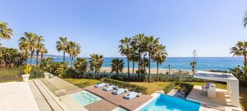 Villa en primera línea de playa en alquiler en la Milla de O